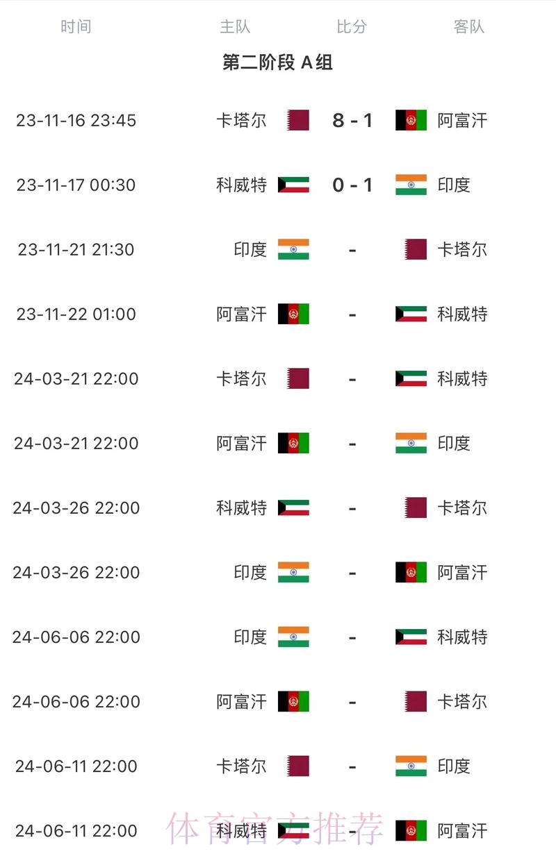 2026世界杯每日赛程中国时间比赛时间表怎么查