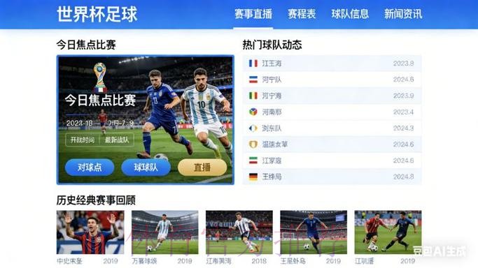 2026世界杯直播一览全程直播直播平台